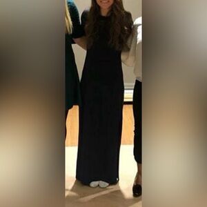 Maxi navy dress super stretchy